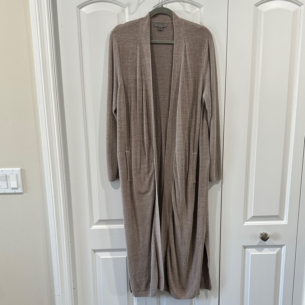 Barefoot Dreams Long Open-Front Duster Cardigan XL